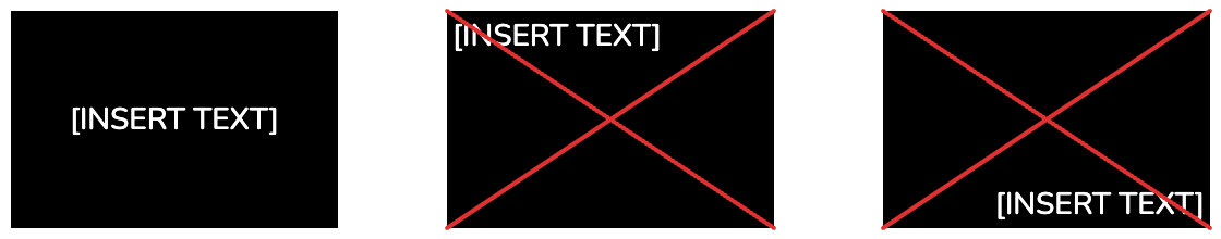 Node text centering